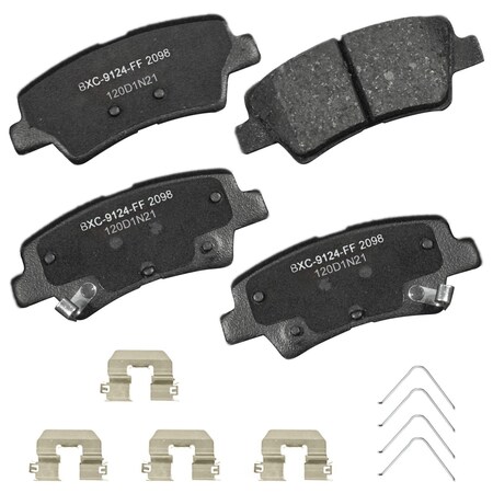 Stop By Bendix Stop Sbc2098 Stop Ceramic Brake Pad SBC2098